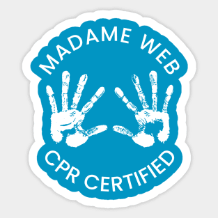 HTDGM - Madame Web - CPR Certified (light version) Sticker